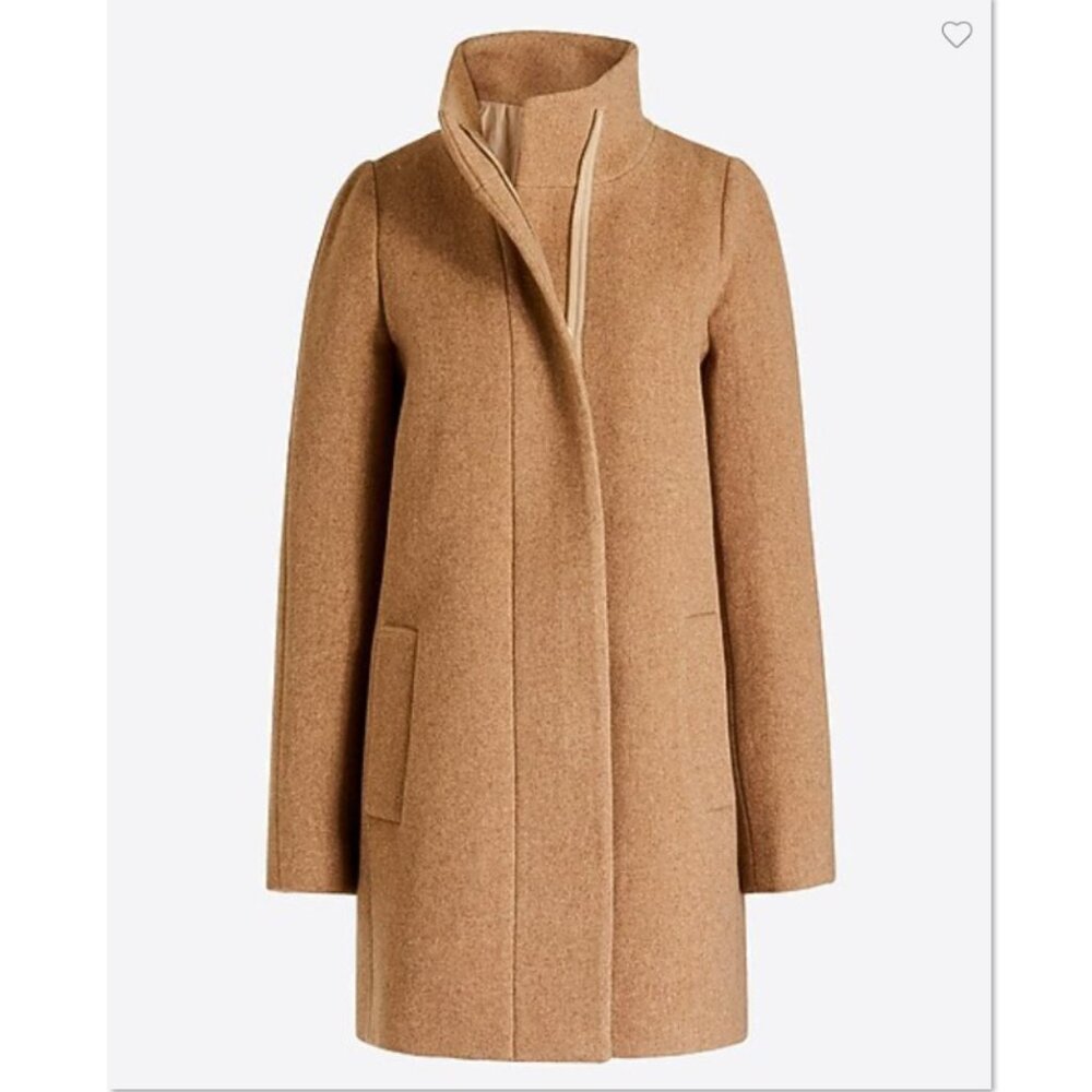 J. Crew Factory City Coat Size – Heather Mushroom (Tan/Camel)